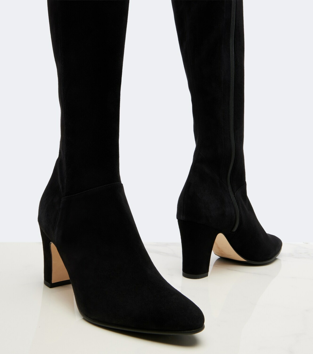 Manolo Blahnik Pitana suede knee-high boots