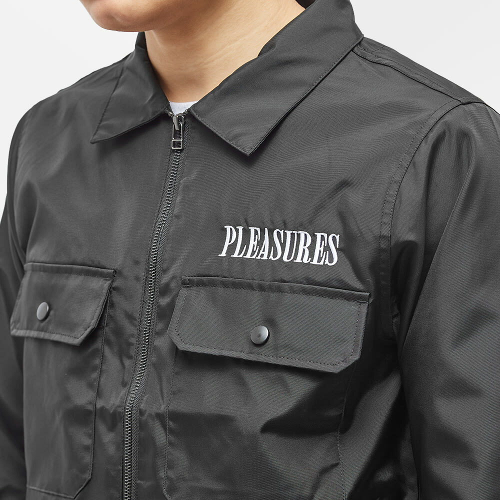 Pleasures Men's Roland Work Jacket in Black PLEASURES