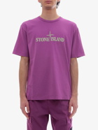 Stone Island T Shirt Purple   Mens