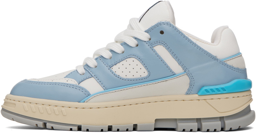 Axel Arigato White & Blue Area Lo Sneakers