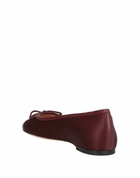 Bally Womens Ballet flats in Burgundy