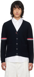 Thom Browne Navy Armband Cardigan