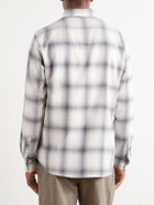 Sunspel - Checked Cotton-Flannel Shirt - Neutrals