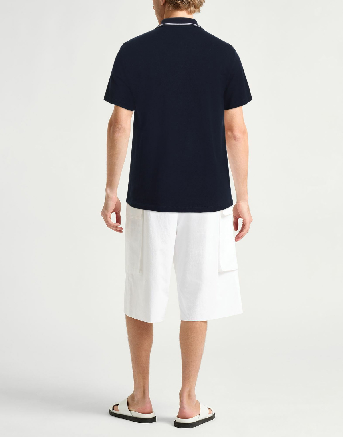 Versace Mens Polo shirt Midnight in Blue