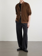 Barena - Gabier Virgin Wool Bomber Jacket - Brown