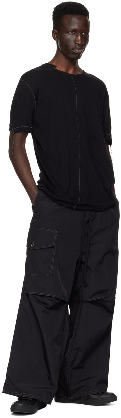 NICOLAS ANDREAS TARALIS Black Thread T-Shirt