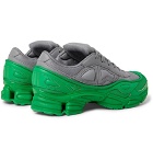 Raf Simons - adidas Originals Ozweego Mesh and Leather Sneakers - Men - Gray