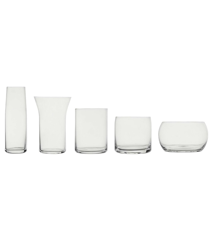 Photo: Karakter 5-in-1 set of 5 glasses by Joe Colombo