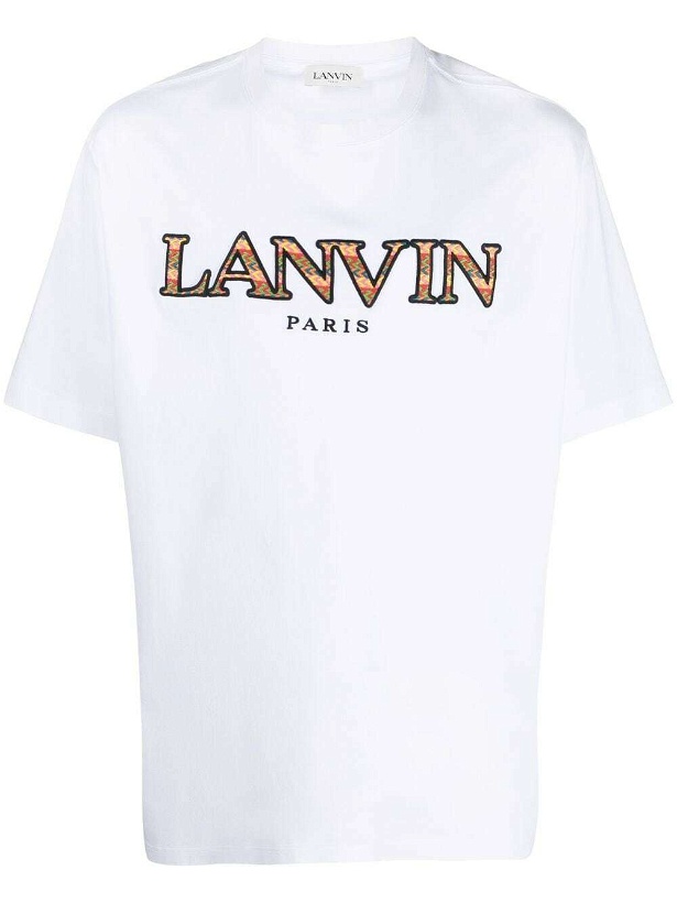 Photo: LANVIN - Logo Cotton T-shirt