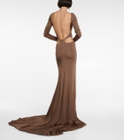 Giuseppe di Morabito Ruched cut out gown