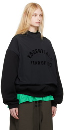 Fear of God ESSENTIALS Black Bonded Hoodie