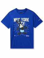 Givenchy - Disney Logo-Print Cotton-Jersey T-Shirt - Blue