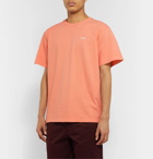 Adsum - Logo-Print Cotton-Jersey T-Shirt - Orange