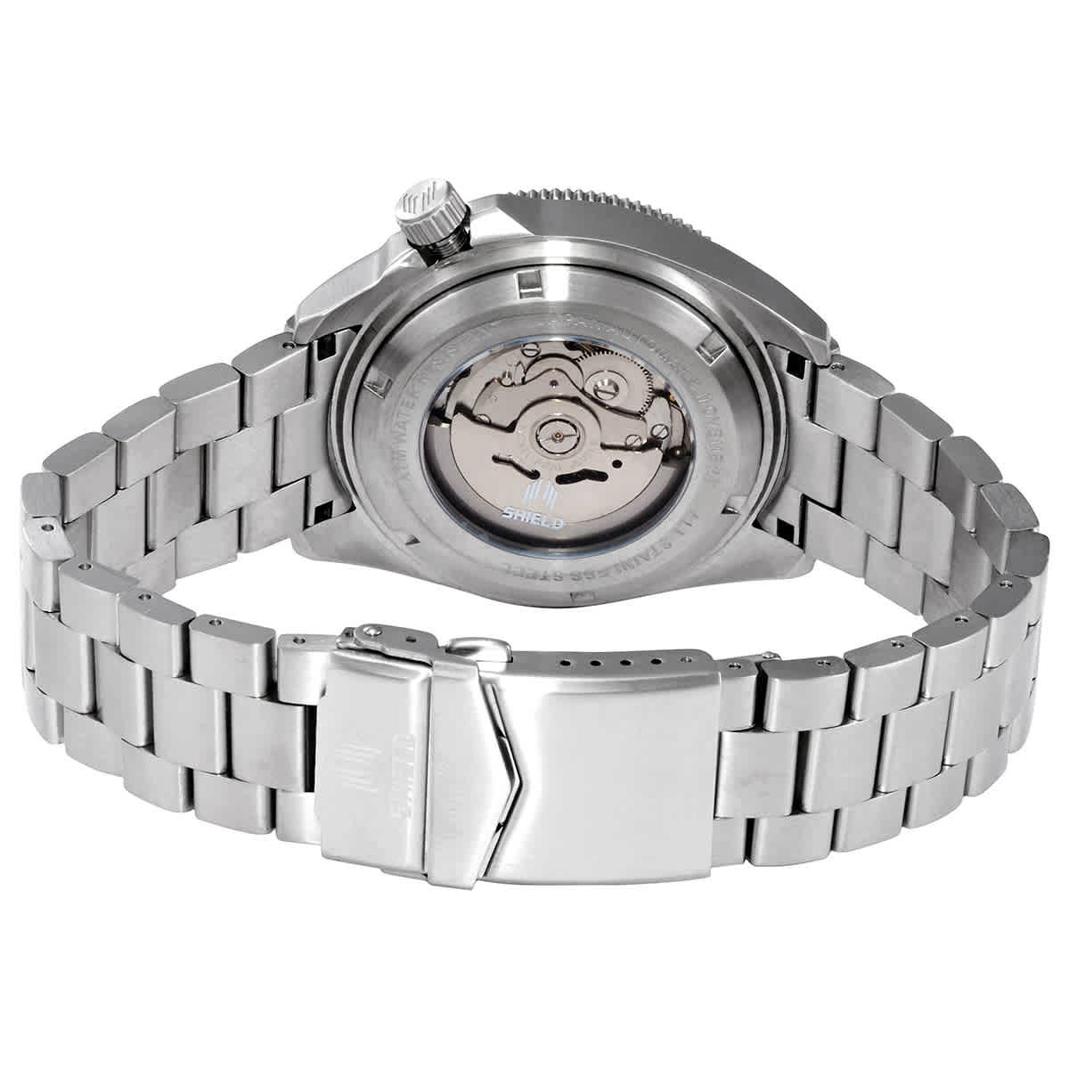 Shield Atlantis Automatic Teal Abalone Dial Mens Watch SLDSH108-4