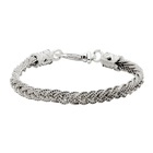 Emanuele Bicocchi Silver Braided Bracelet