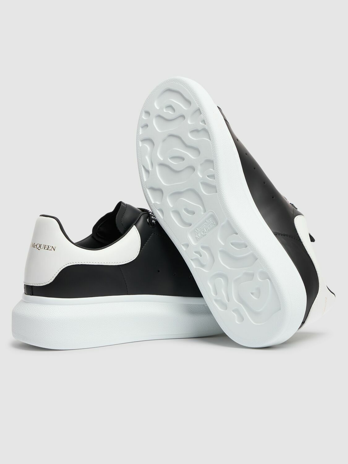 MCQUEEN Oversized Leather Sneakers Alexander McQueen