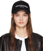 Wooyoungmi Black Embroidered Ball Cap