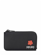 KENZO PARIS - Boke Print Leather Zip Card Holder
