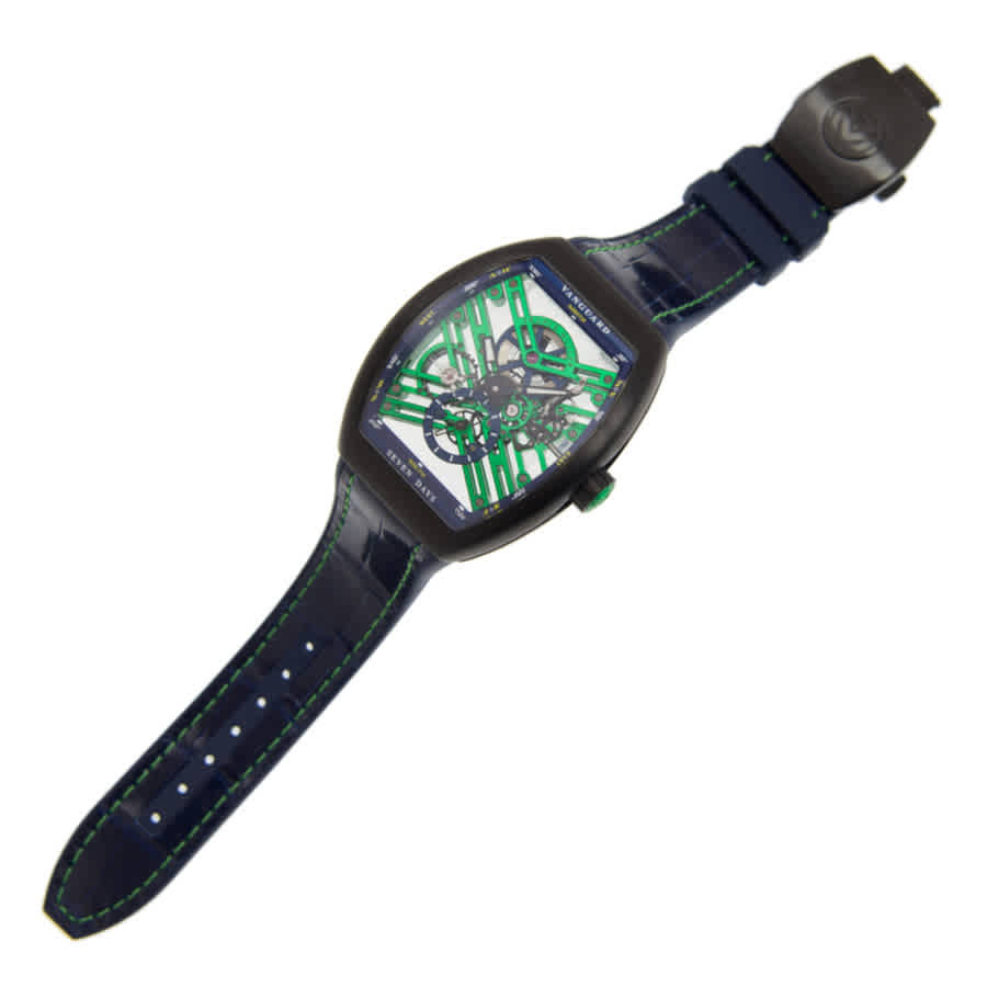 Franck Muller Vanguard Automatic Unisex Watch V 45 S6 SQT TT NR BR BL LE (AC)