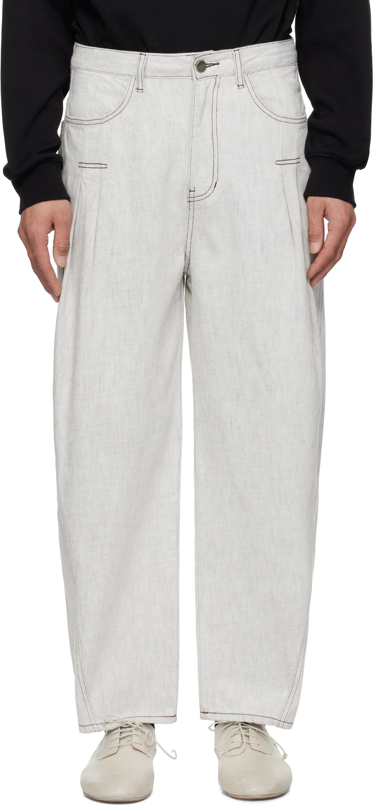 爆売り！ White Sale on error ADER by Jeans 75 Product. パンツ