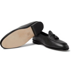 Rubinacci - Marphy Textured-Leather Loafers - Men - Black