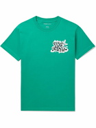 Coral Studios - Metal Warp Logo-Print Cotton-Jersey T-Shirt - Green