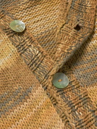 Karu Research - Striped Cotton Cardigan - Brown