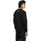 Billionaire Boys Club Black and Silver Glitter Arch Logo Sweatshirt