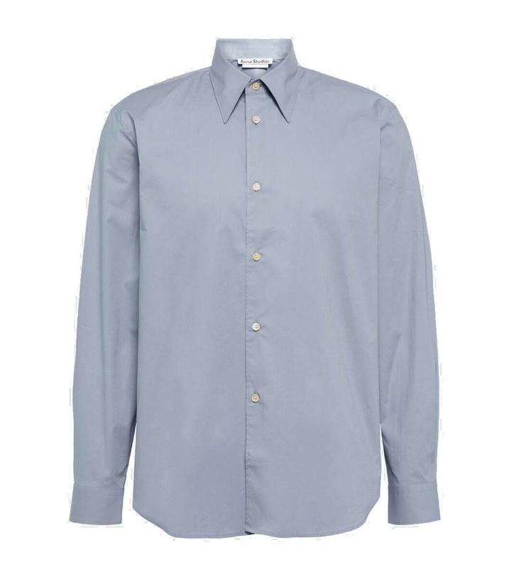 Photo: Acne Studios Cotton-blend poplin shirt