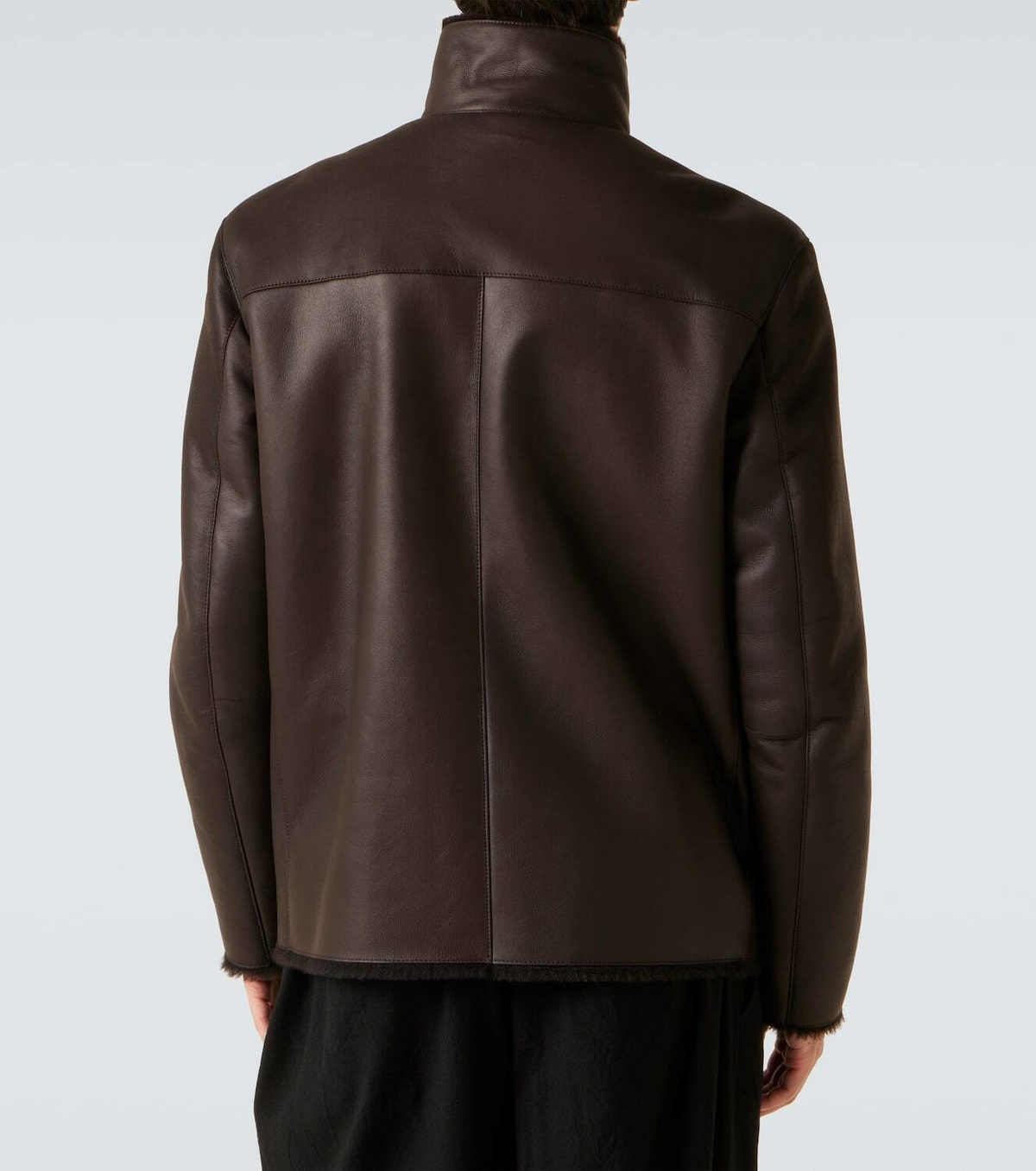 Giorgio Armani Shearling-lined leather jacket Giorgio Armani