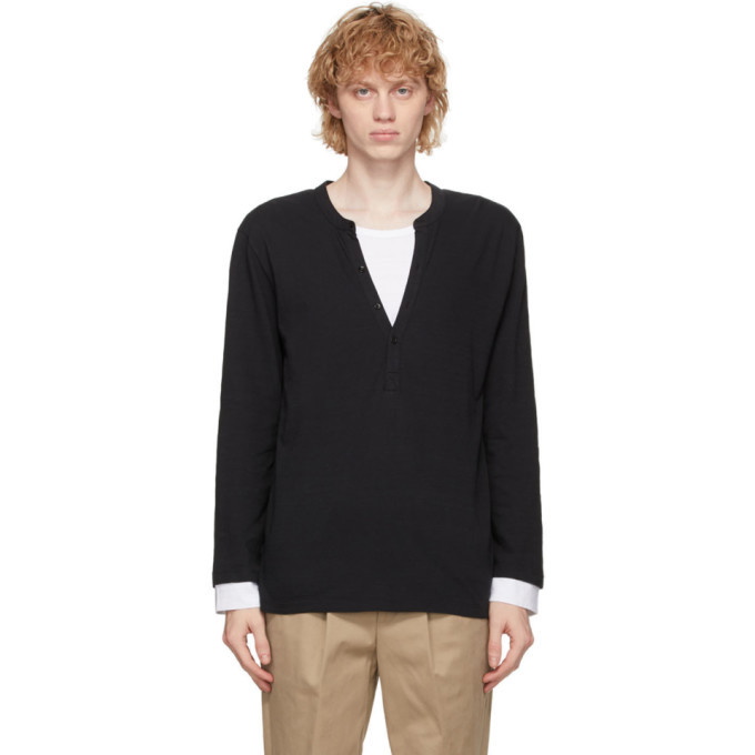 Photo: Neil Barrett Black Layered Henley