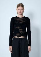 MM6 Maison Margiela Distressed Sweater