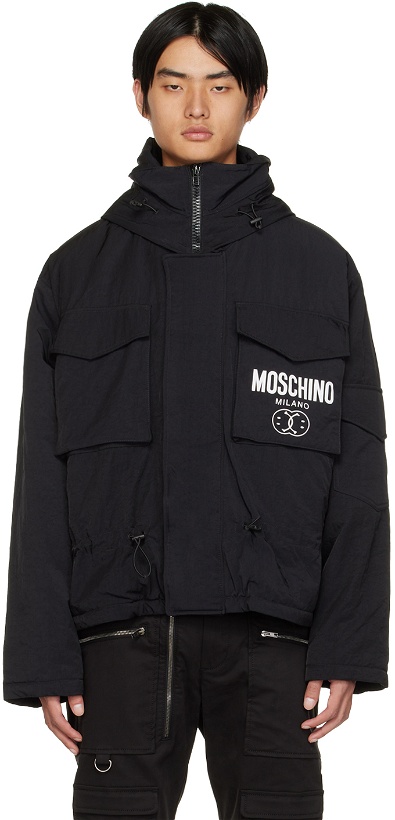 Photo: Moschino Black Double Smile Jacket