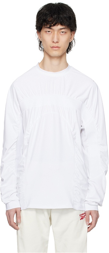 Photo: KANGHYUK White Reebok Edition Long Sleeve T-Shirt