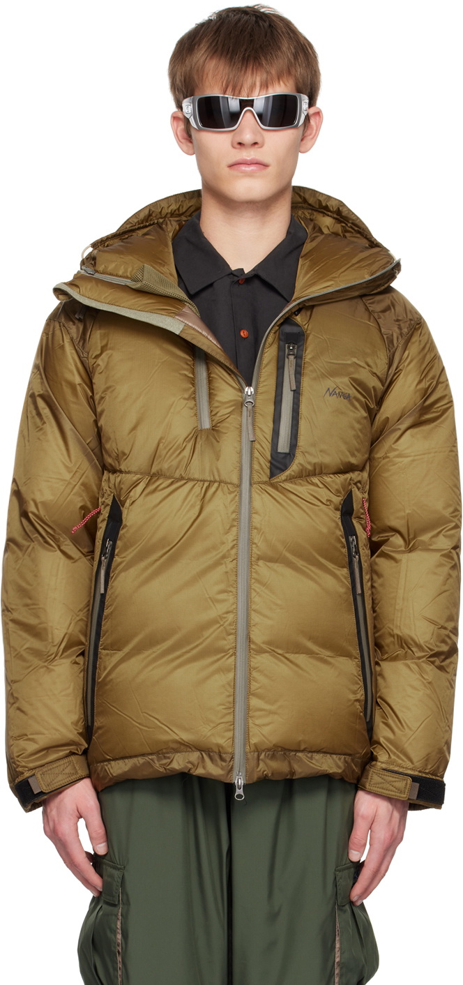 Nanga Khaki Aurora Light Down Jacket Nanga