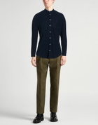 Massimo Alba Mens Shirt Midnight in Blue