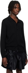 Simone Rocha Black Knit Workwear Cardigan