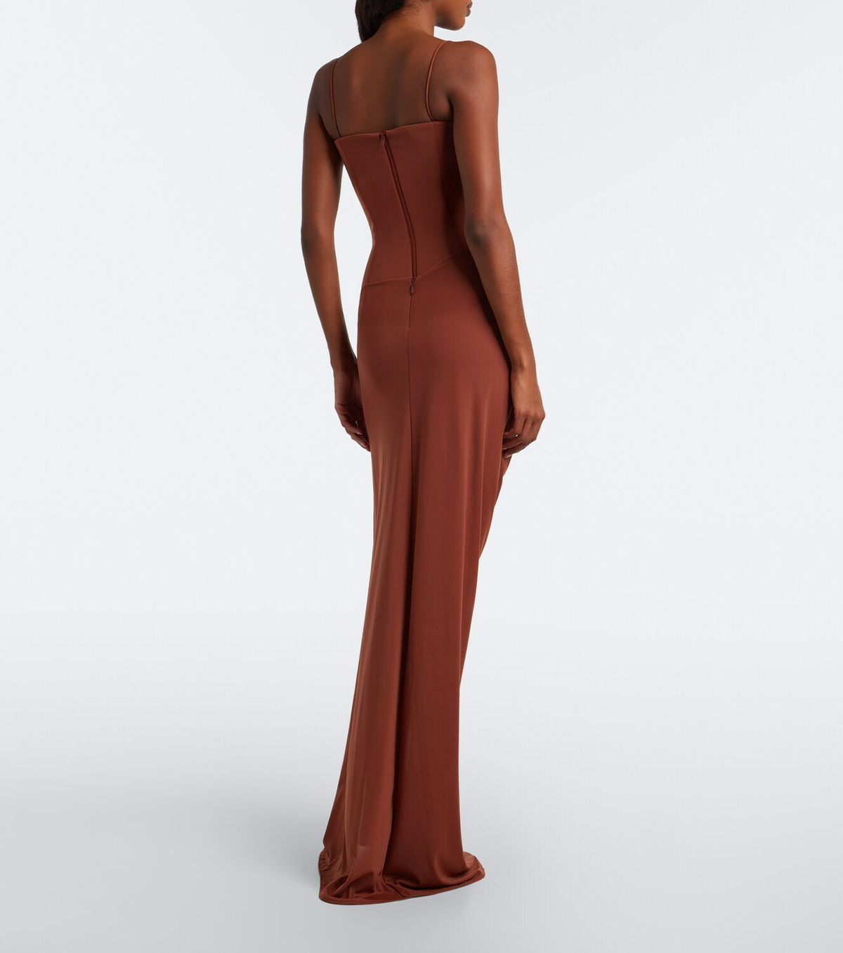 Alex Perry Draped corset dress