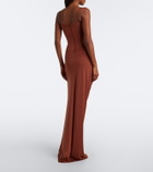 Alex Perry Draped corset dress