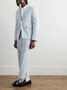 Thom Browne - Button-Down Collar Grosgrain-Trimmed Cotton Oxford Shirt - White