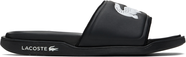 Photo: Lacoste Black Serve Slides