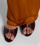 Saint Laurent Babylone leather slides