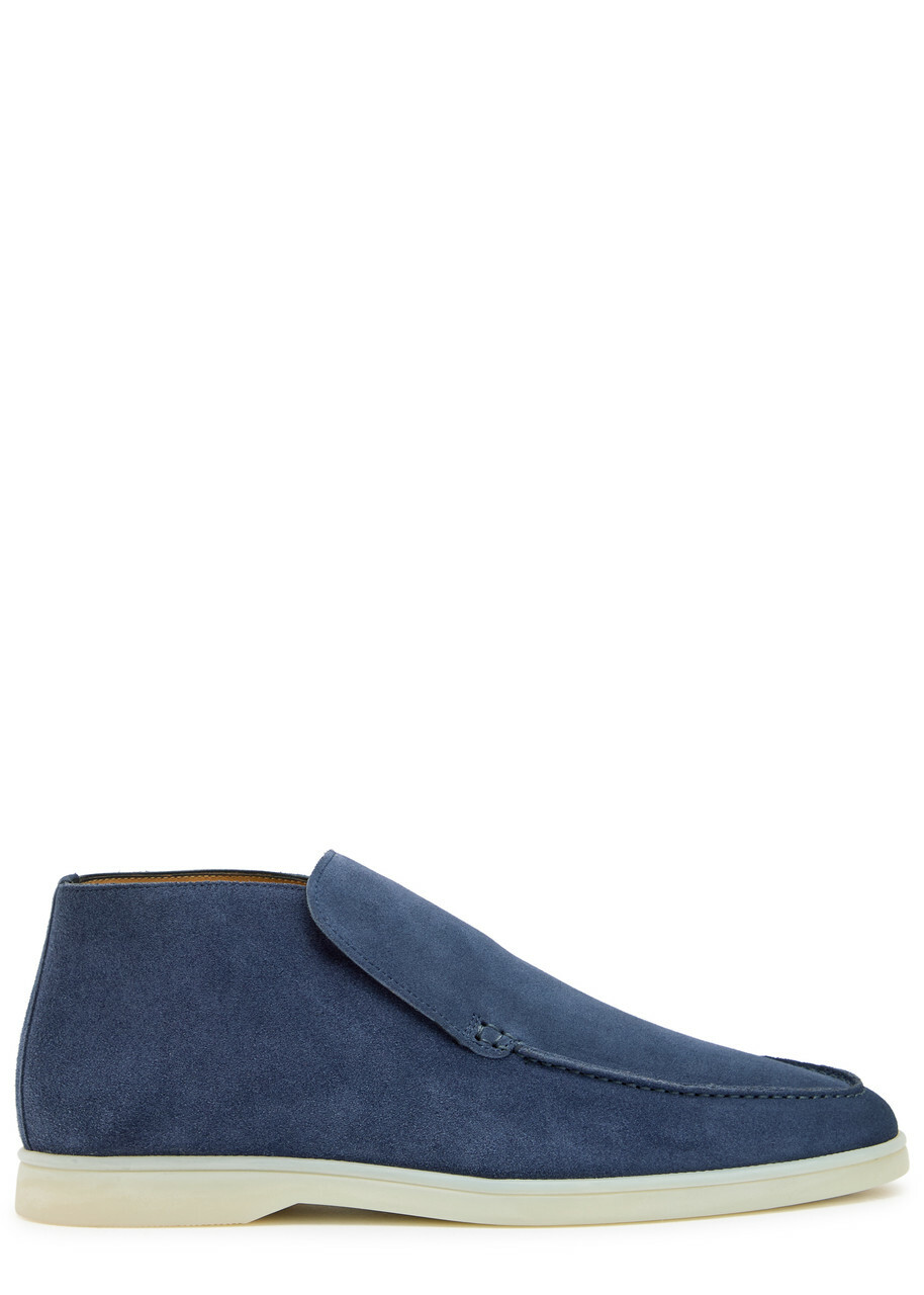 Aurélien City Suede Loafers Navy