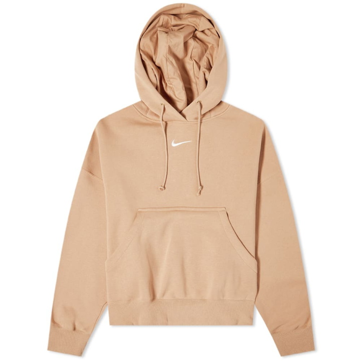 Photo: Nike Women's Phoenix Fleece Oversized Hoody in Hemp/Sail