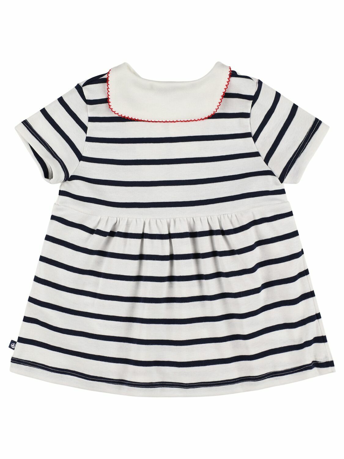 PETIT BATEAU Striped Cotton Jersey Dress