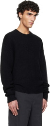 HELIOT EMIL Black Roan Alpaca Knit Sweater