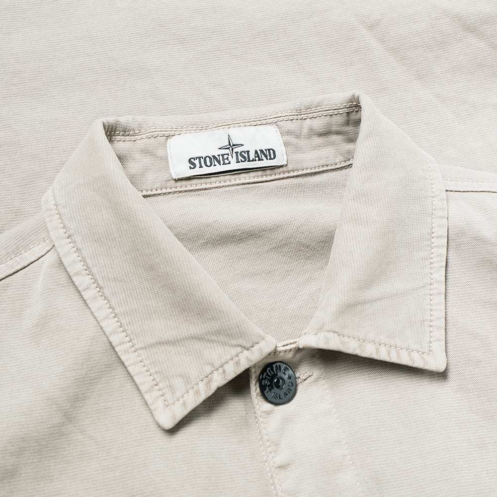 Stone island garment store dyed stretch overshirt