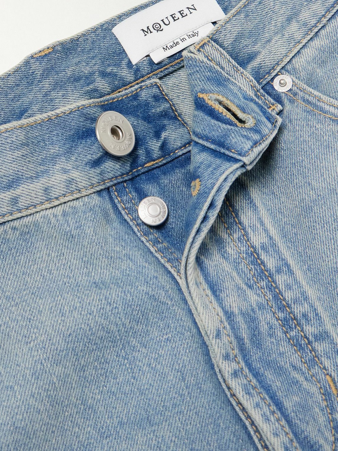 McQueen - Francis Straight-Leg Jeans - Blue