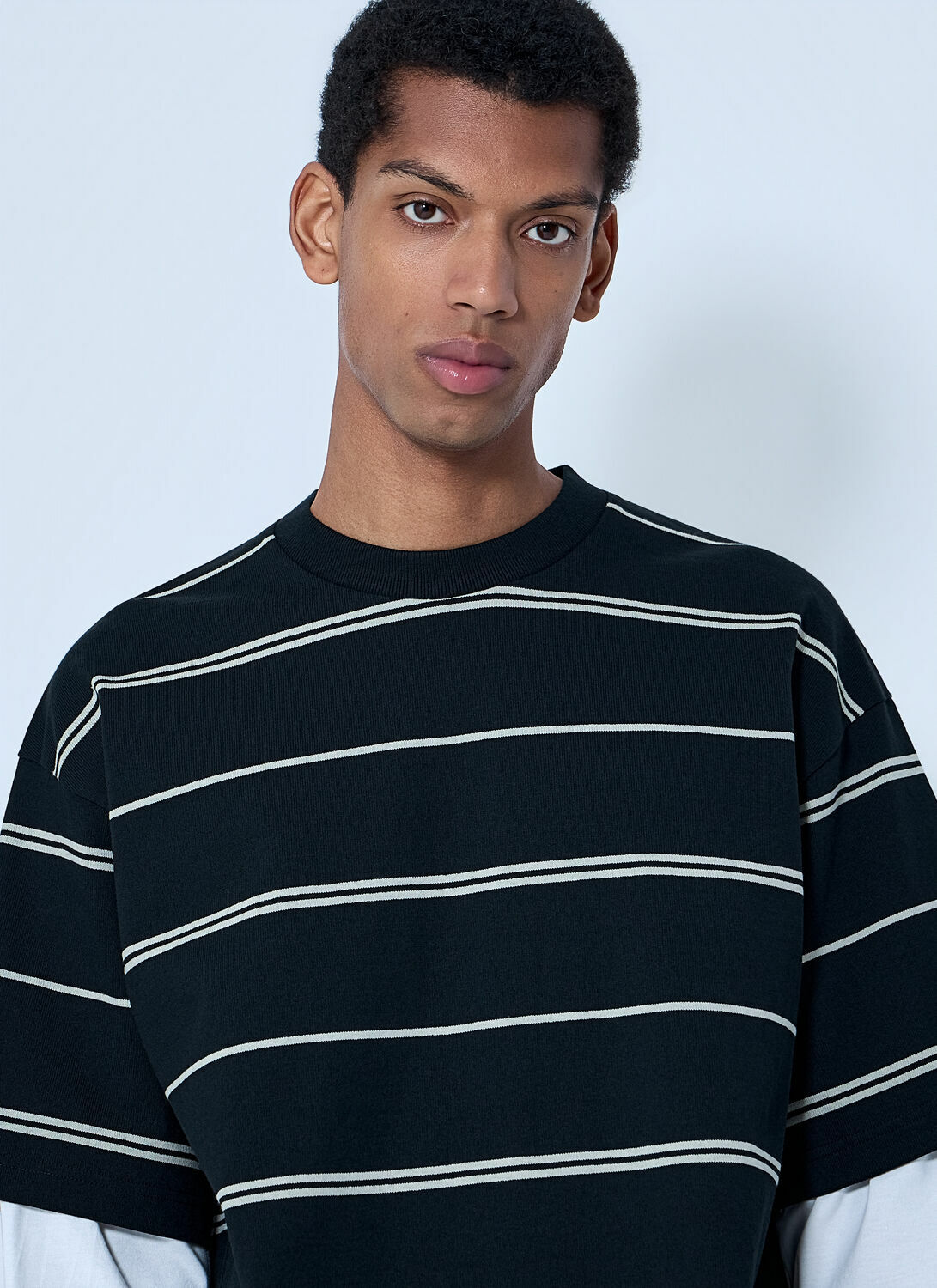 Comme des Garçons Homme Striped Cotton Jersey T-Shirt