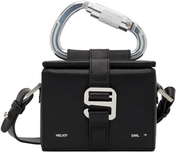 Photo: HELIOT EMIL Black Mini Leather Crossbody Bag